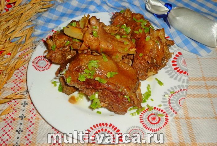 Качка в соєвому соусі в мультиварці