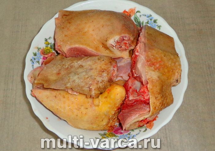 Качка в соєвому соусі в мультиварці