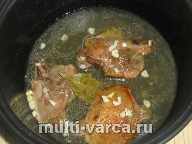 Качка з рисом у мультиварці