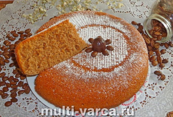 Кавовий кекс у мультиварці