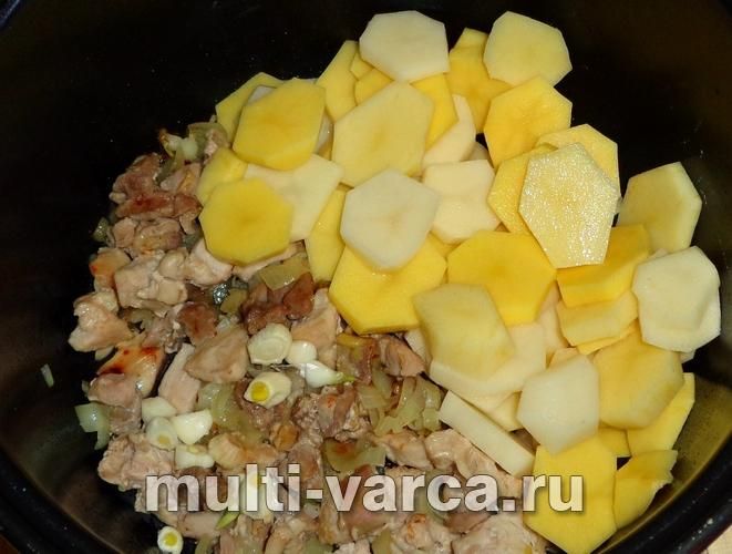 Курячий суп-пюре в мультиварці