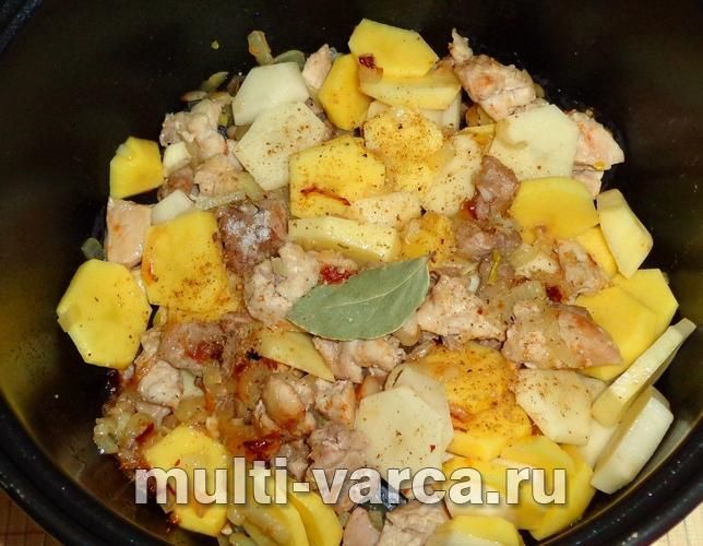 Курячий суп-пюре в мультиварці