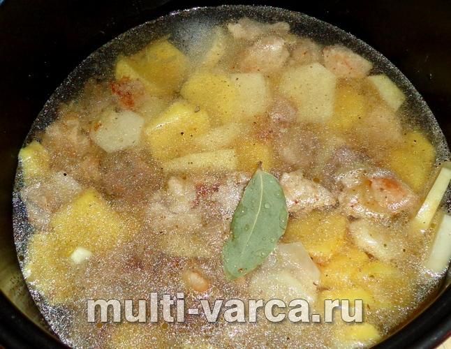 Курячий суп-пюре в мультиварці