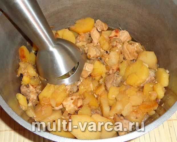 Курячий суп-пюре в мультиварці