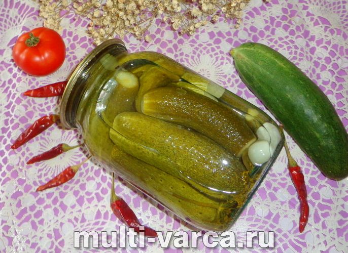 Огірки з лимонною кислотою на зиму