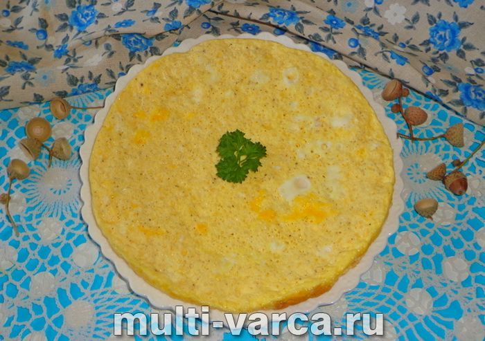Омлет із сиром у мультиварці