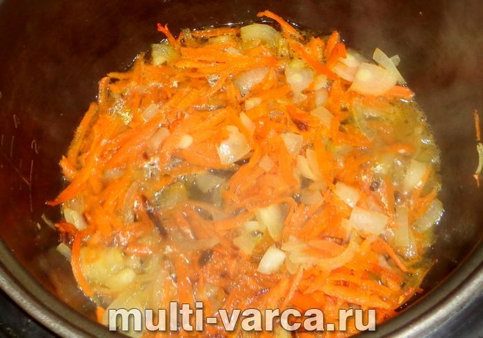 Овочеве рагу з індичкою в мультиварці