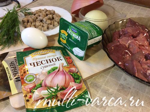 Печінковий торт із курячої печінки