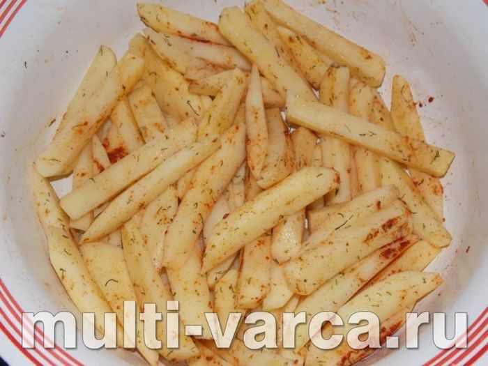 Пісна картопля в мультиварці