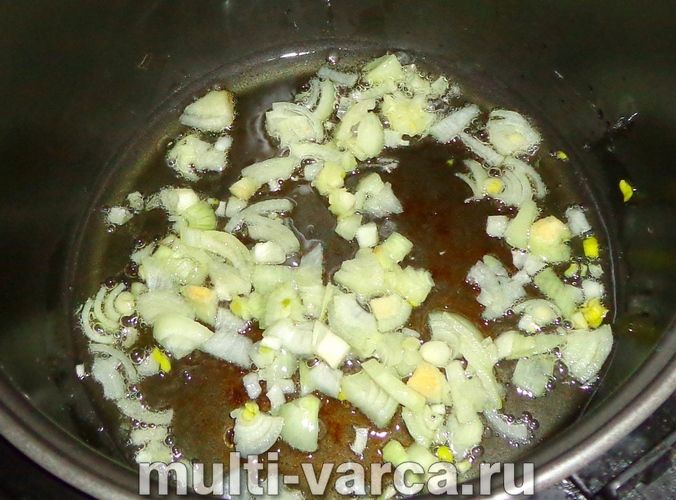 Плов із кальмарами в мультиварці