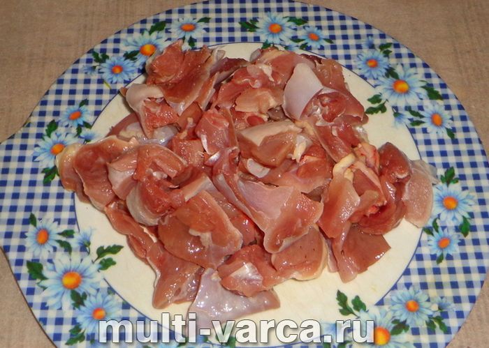 Рагу з курки з картоплею в мультиварці