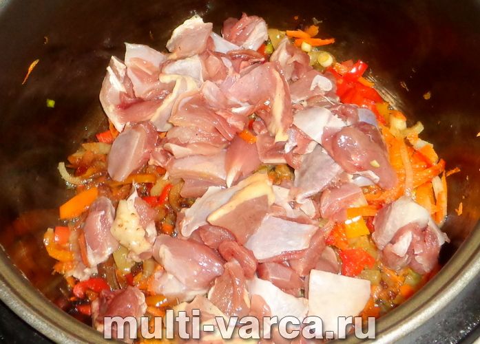Рагу з курки з картоплею в мультиварці