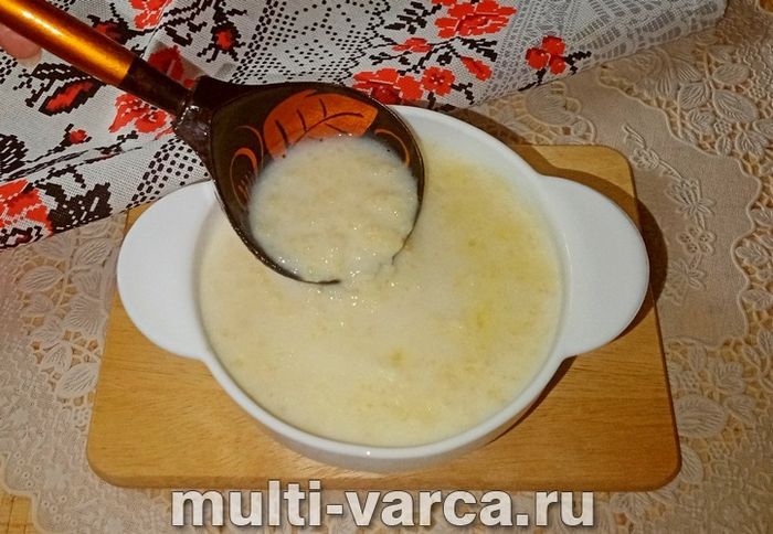 Рідка пшоняна каша в мультиварці