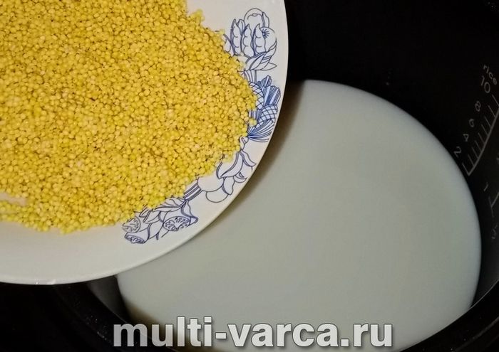 Рідка пшоняна каша в мультиварці