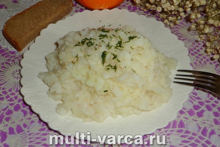 Рис у пакетиках у мультиварці