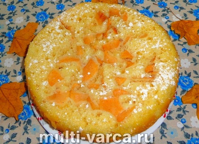 Шарлотка з сиром у мультиварці