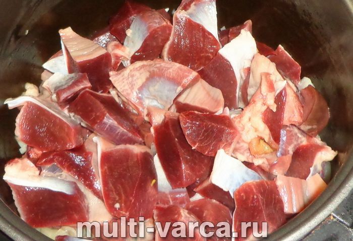 Шлунки індички в мультиварці