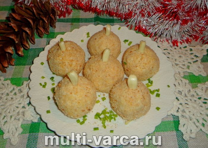 Сирні кульки з куркою