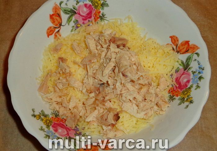 Сирні кульки з куркою