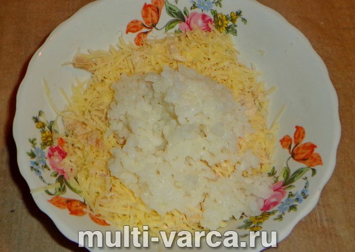 Сирні кульки з куркою