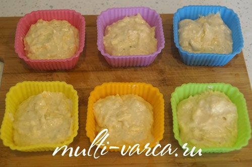 Сирні мафіни в мультиварці