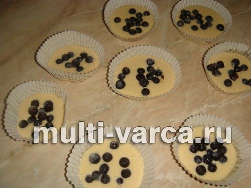 Смачні мафіни з чорницею