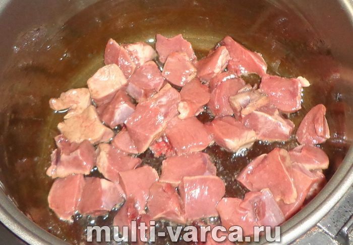 Свиняче серце з картоплею в мультиварці