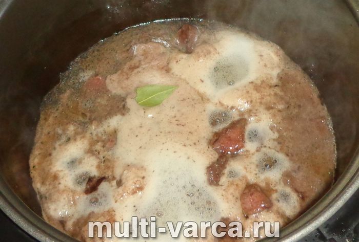 Свиняче серце з картоплею в мультиварці