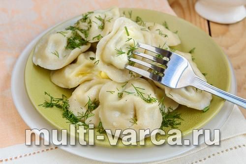 Вареники з сиром та адигейським сиром