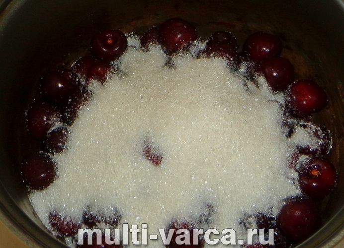 Варення з черешні в мультиварці
