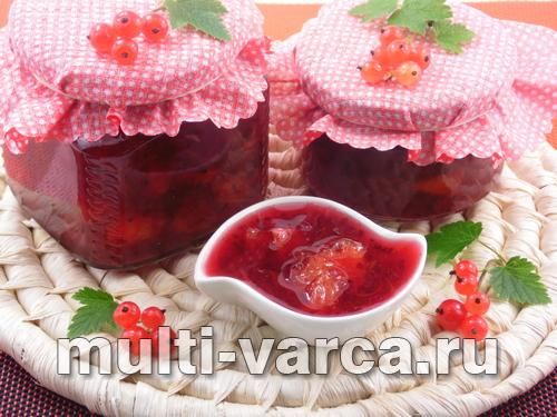Варення з червоної смородини з апельсинами