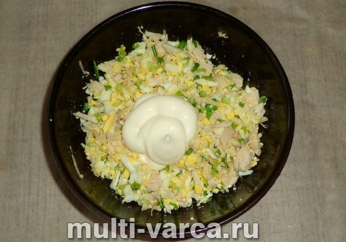 Воловани з куркою