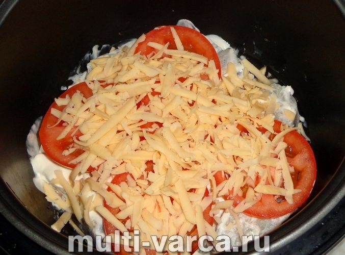 Запечений минтай у мультиварці