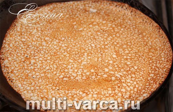 Заварні млинці на кефірі