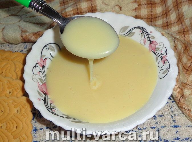 Згущене молоко в мультиварці