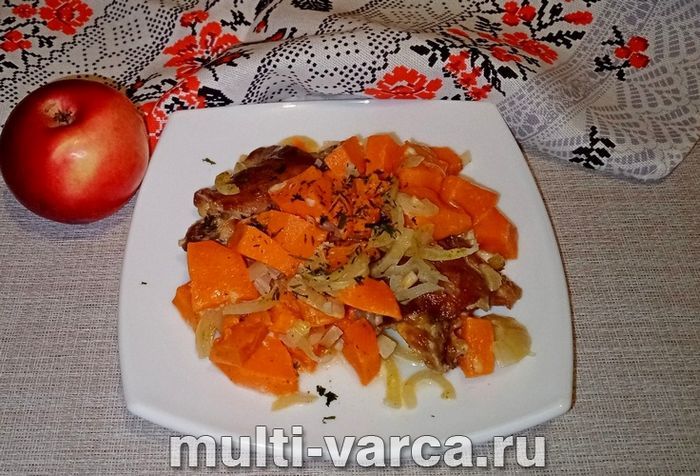 Батат із куркою