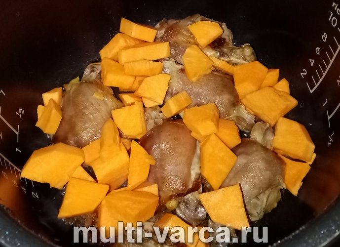 Батат із куркою