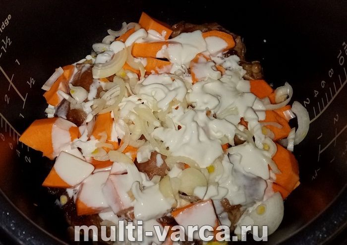 Батат із куркою
