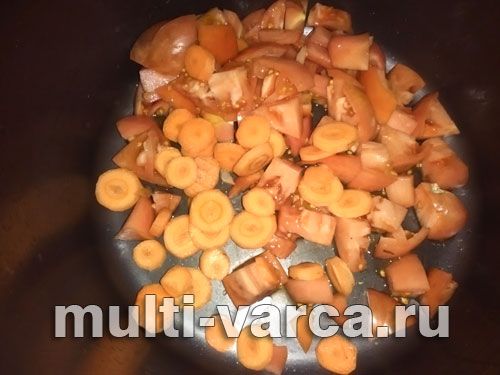 Домашня гречана локшина з овочами