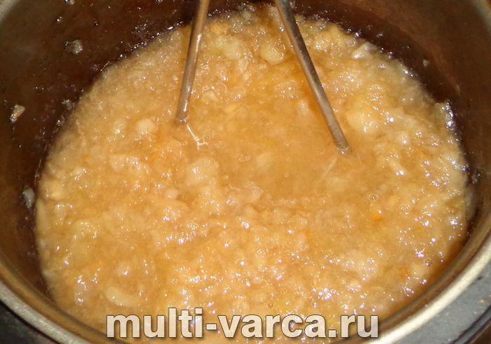 Джем із яблук і груш у мультиварці