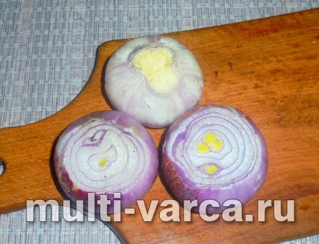 Фарширована цибуля в мультиварці