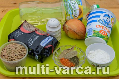 Фезелек із сочевиці в мультиварці