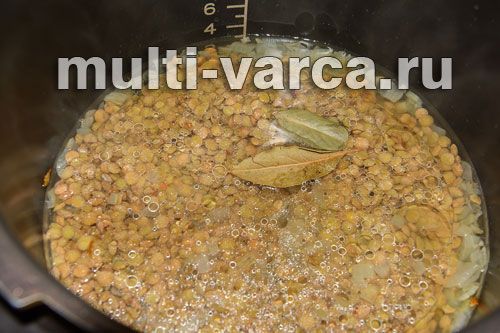Фезелек із сочевиці в мультиварці