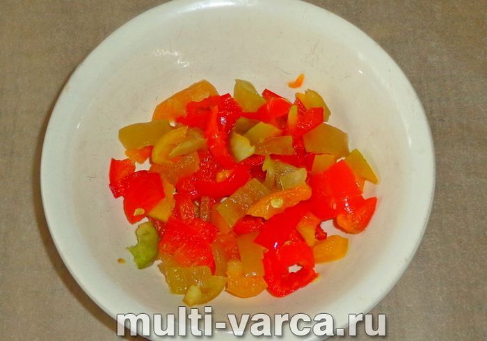 Фунчоза з овочами в мультиварці