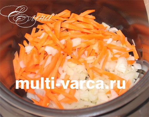 Гречка з м'ясом по купецькому в мультиварці