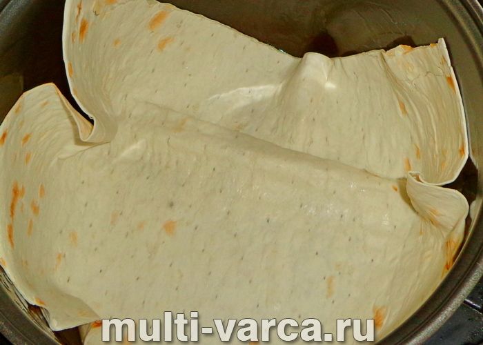 Хачапурі з лаваша в мультиварці