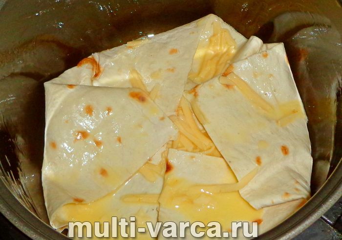 Хачапурі з лаваша в мультиварці