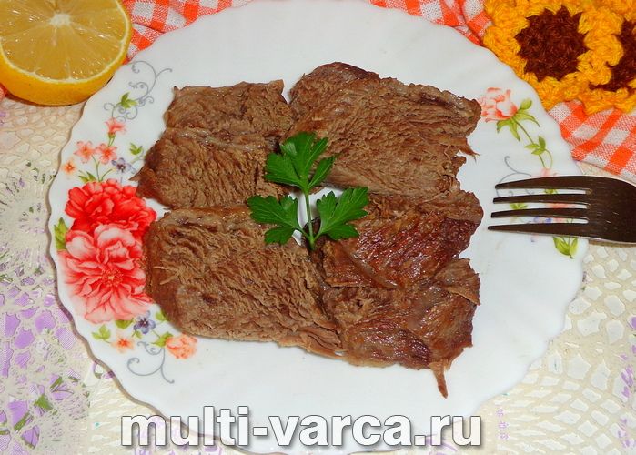 Яловича вирізка в мультиварці