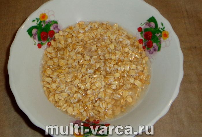 Каша з бананами в мультиварці