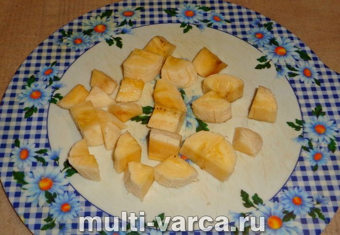 Каша з бананами в мультиварці